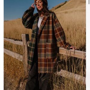 Scorpio 2.0 half and half oversized coat Dressed in LaLa